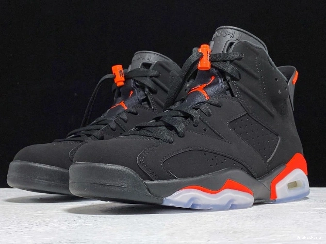 One Kick Retro Jordan Infrared Black Air 6 OG 384664-060 0717